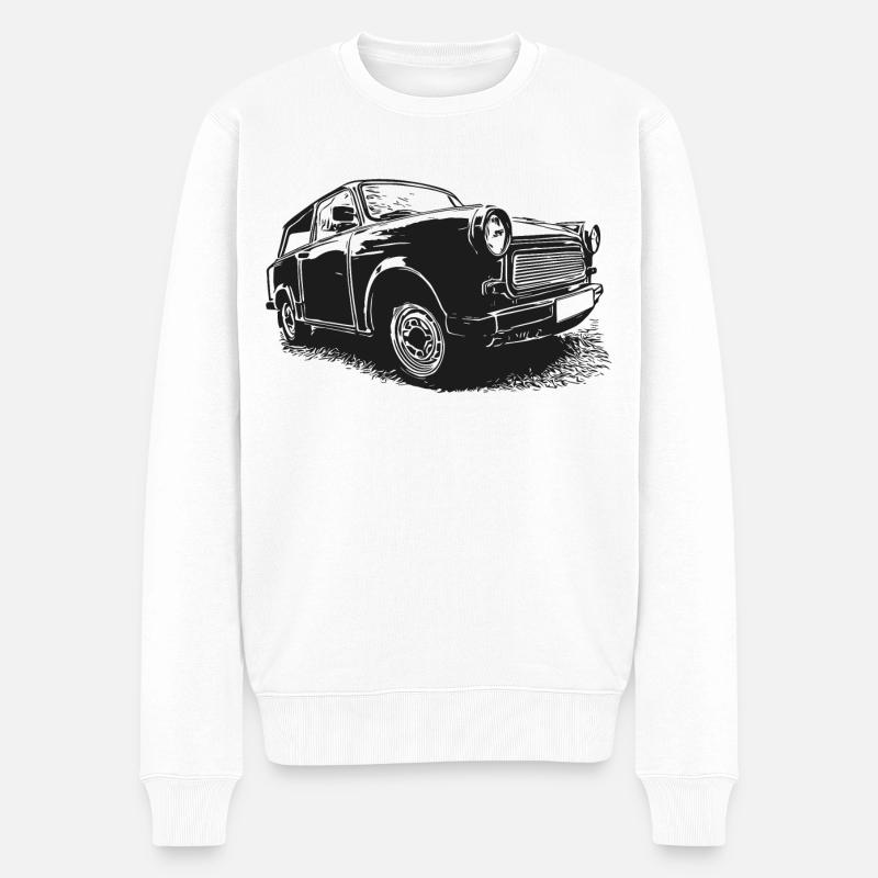 |  | Trabbi Véhicules gdr - Pull Premium bio Homme - blanc