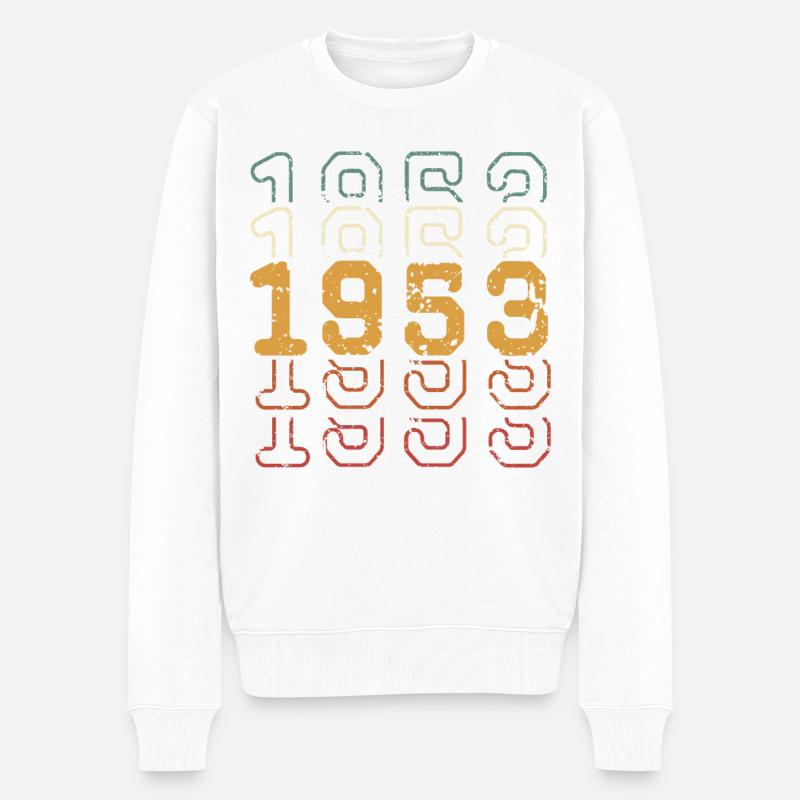 1953 - Pull Premium bio Homme - blanc