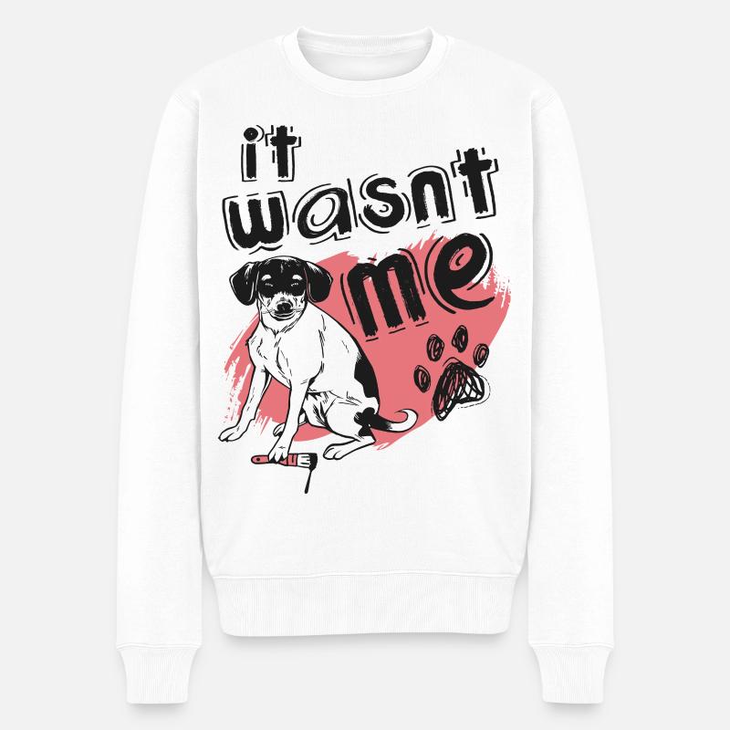 C’était pas moi - Pull Premium bio Homme - blanc