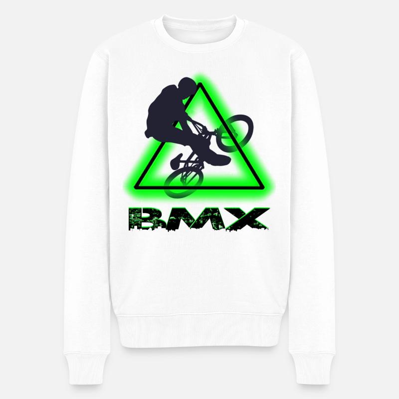 Vélo BMX - Pull Premium bio Homme - blanc