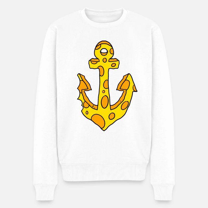 Fromage Anker - Pull Premium bio Homme - blanc