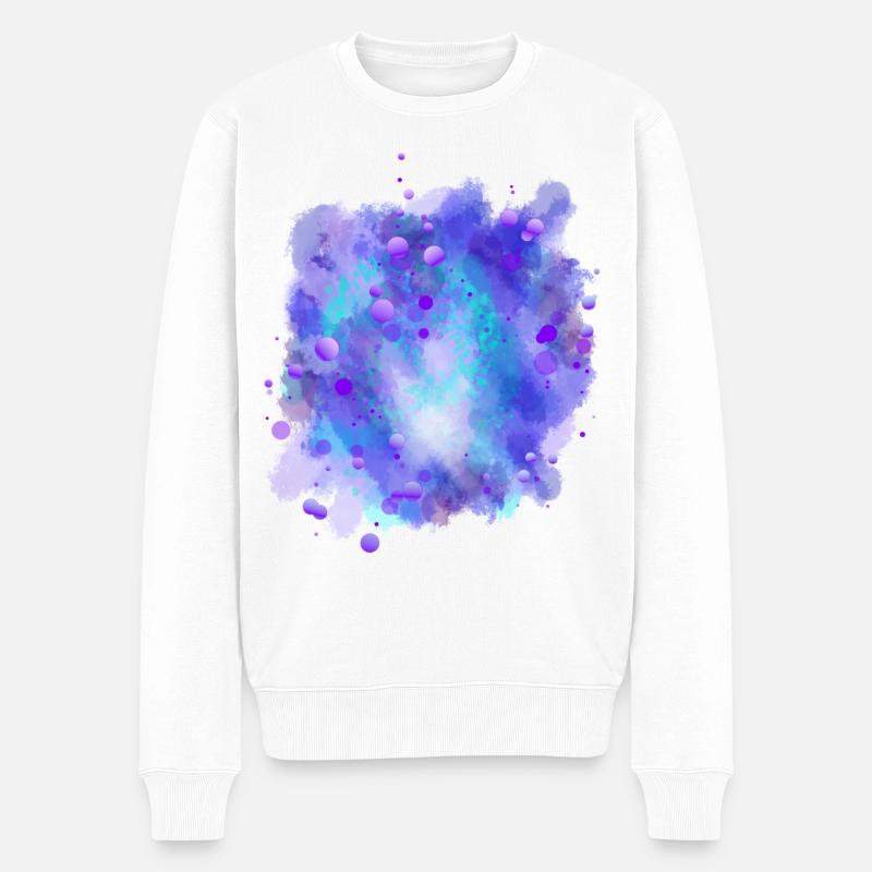Azure Energy Sphere - Pull Premium bio Homme - blanc