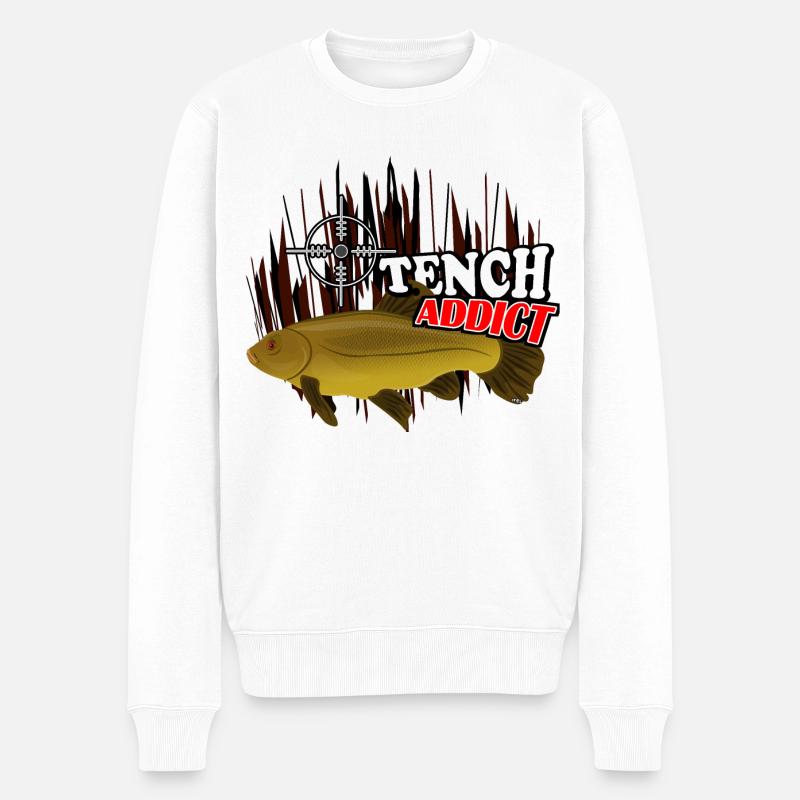 Tanche - Pull Premium bio Homme - blanc