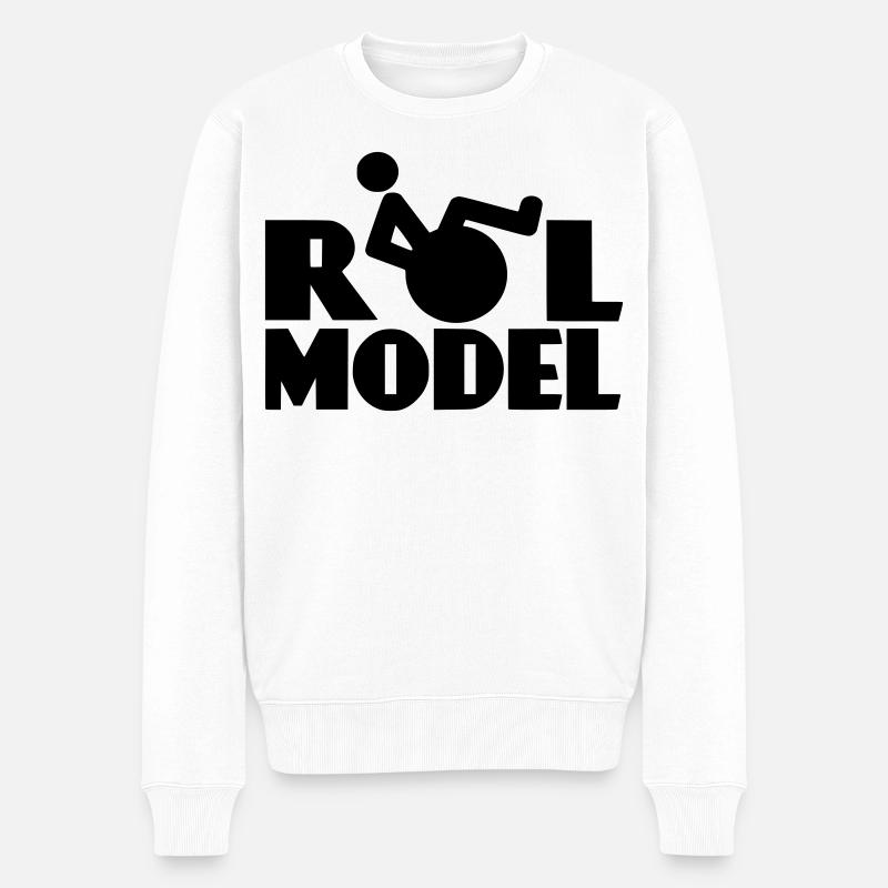 Modèle # - Pull Premium bio Homme - blanc