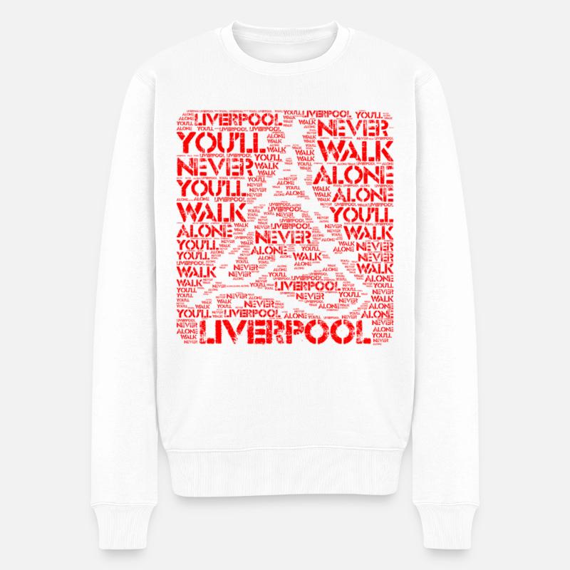 Liverpool - Männer Premium Bio Pullover - Weiß