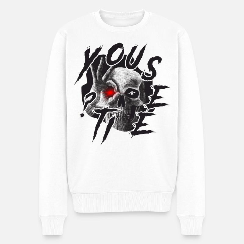 Le voyez-vous? - Pull Premium bio Homme - blanc