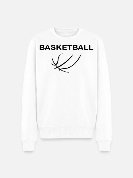 Basket-ball - Pull Premium bio Homme - blanc