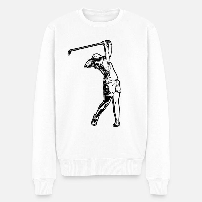 Golfeurs Filles - Pull Premium bio Homme - blanc