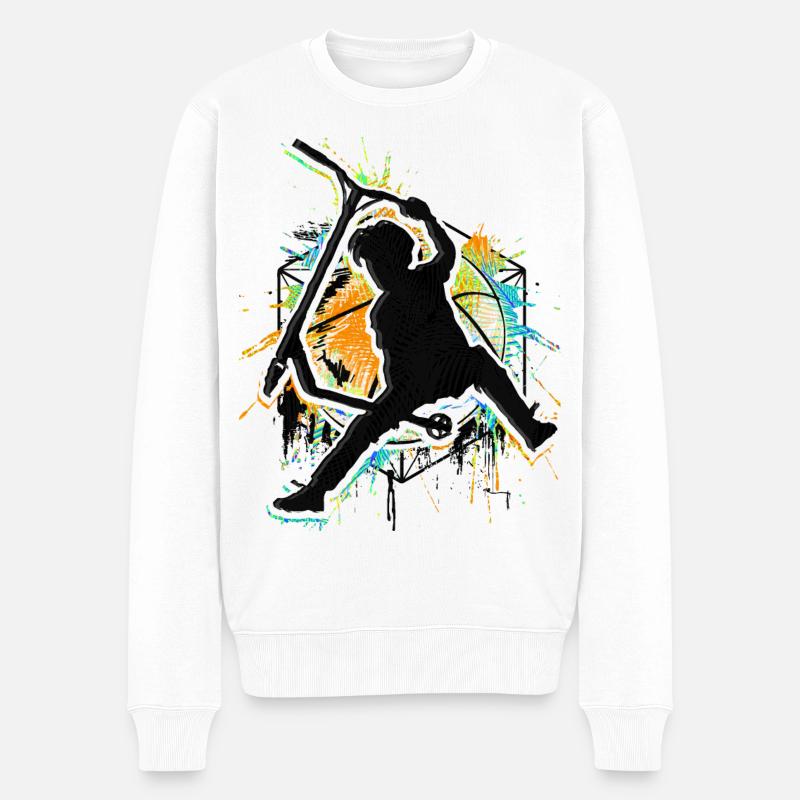 Scooter - Stunt scooter - Scooter - Scooter - Pull Premium bio Homme - blanc
