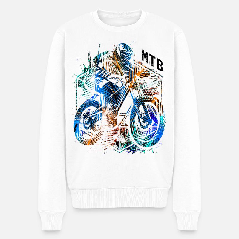 VTT - VTT - Descente VTT - Pull Premium bio Homme - blanc