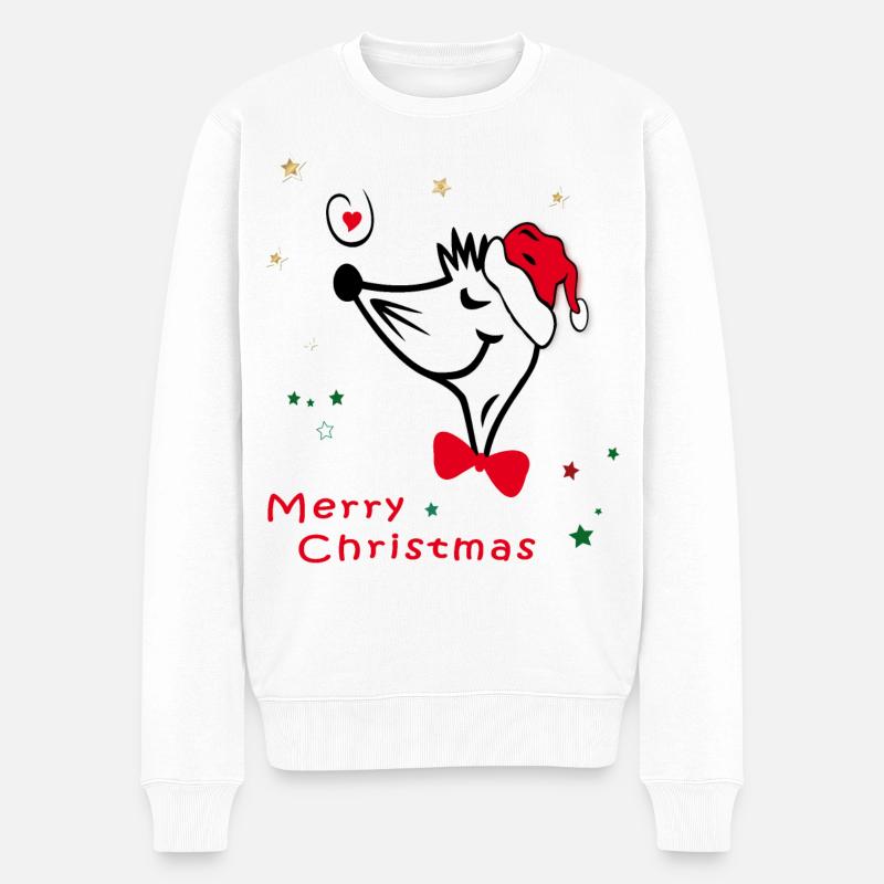 Noël, joyeux Noël - Pull Premium bio Homme - blanc