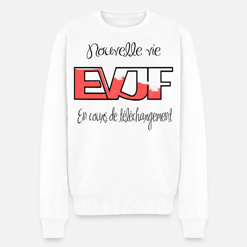 EVJF - Pull Premium bio Homme - blanc
