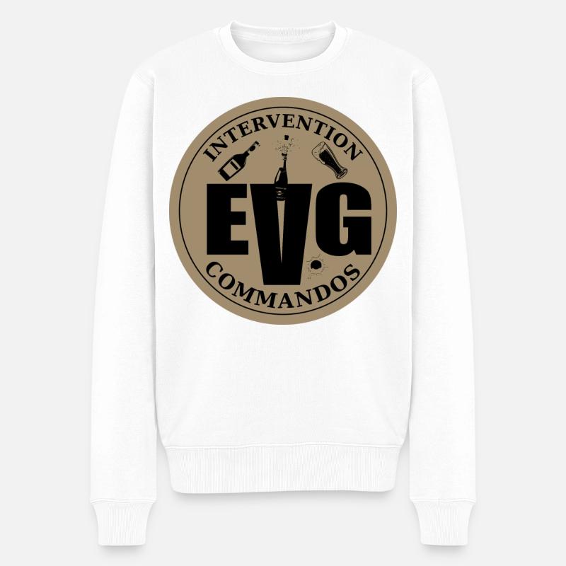 EVG - Pull Premium bio Homme - blanc
