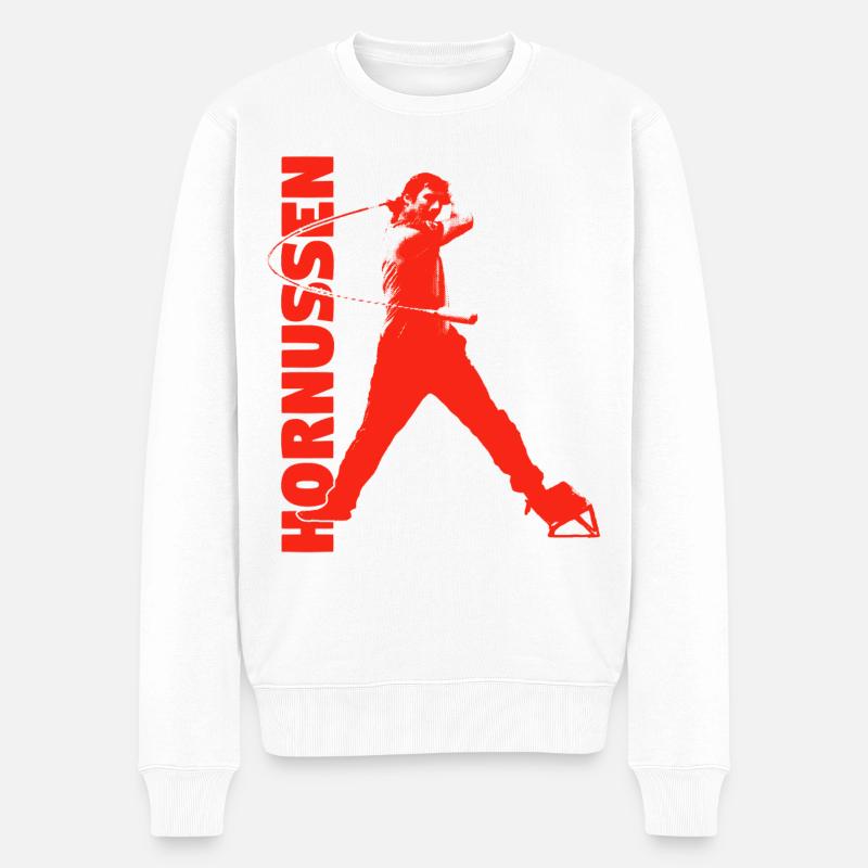 Hornussen - Pull Premium bio Homme - blanc