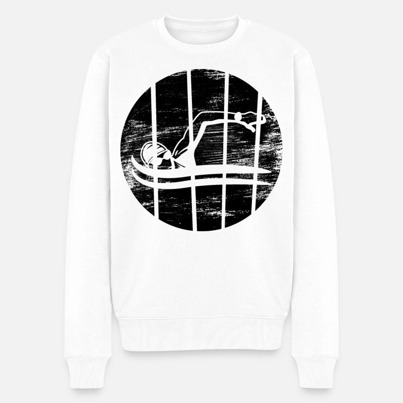 Croquis de flottaison - Pull Premium bio Homme - blanc