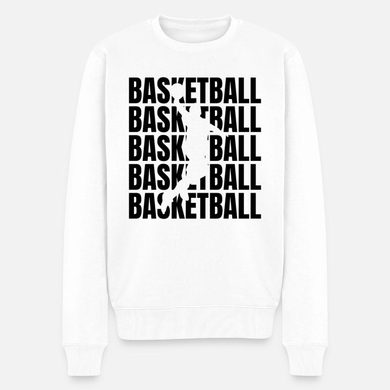 Basketteur - Pull Premium bio Homme - blanc