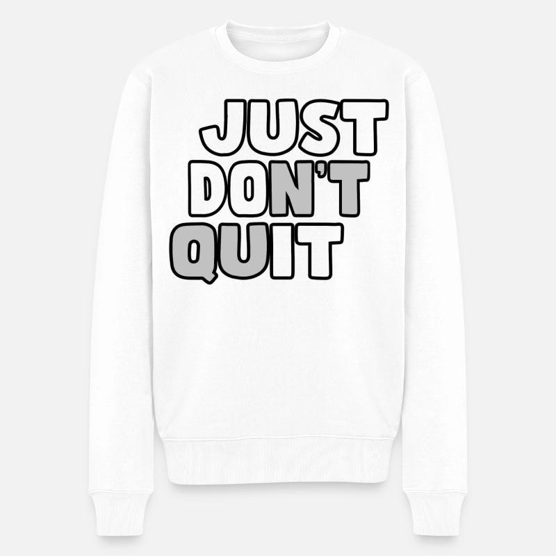 N’abandonnez pas. N’abandonnez pas # - Pull Premium bio Homme - blanc