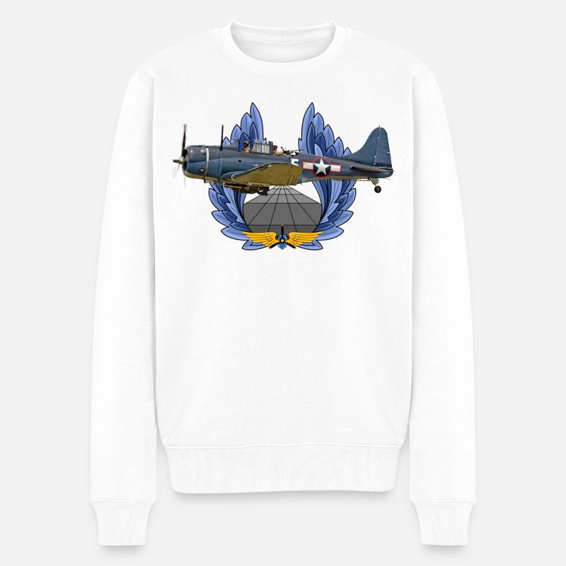 SBD Dauntless - Pull Premium bio Homme - blanc