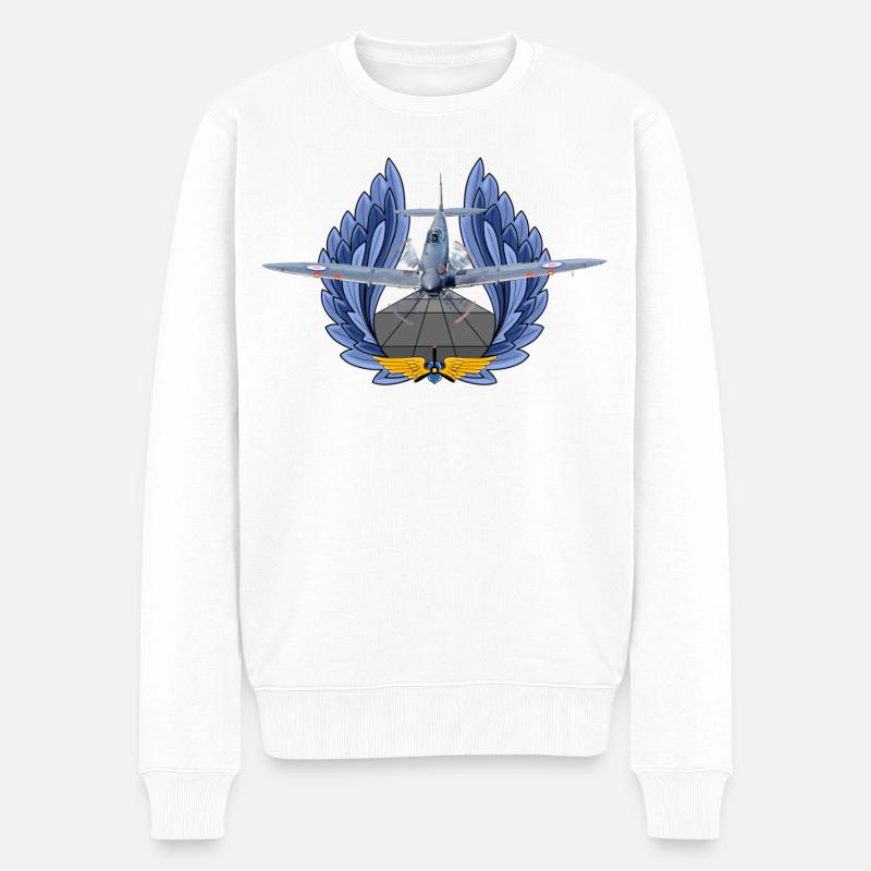 Spitfire - Pull Premium bio Homme - blanc