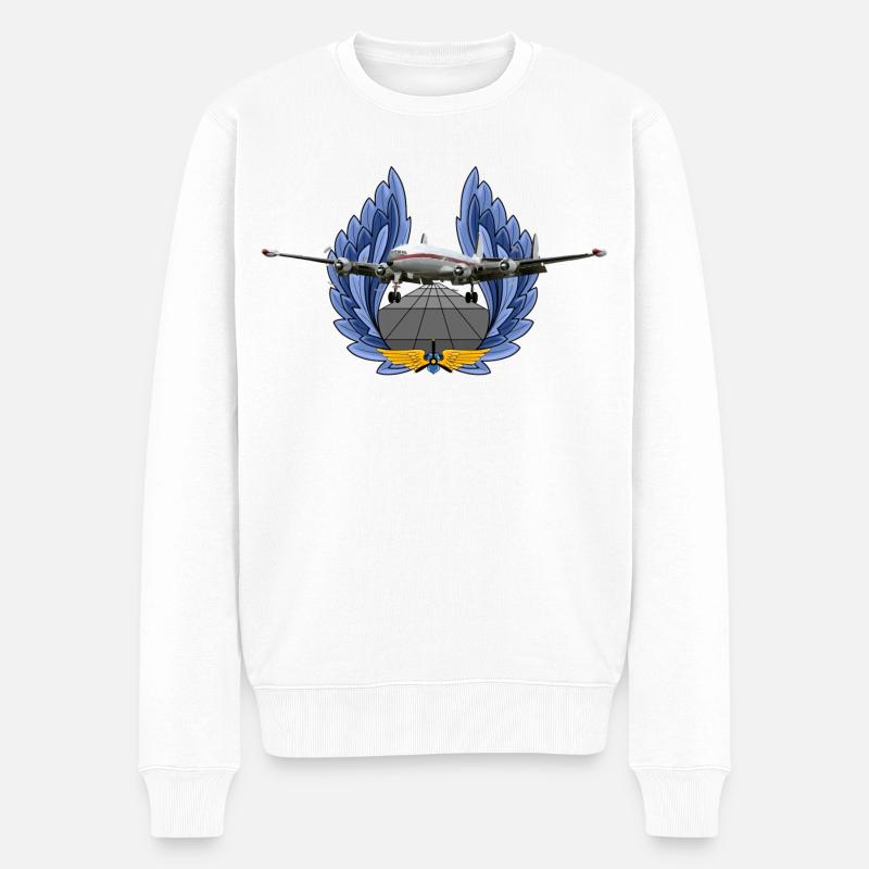 Super Constellation - Pull Premium bio Homme - blanc