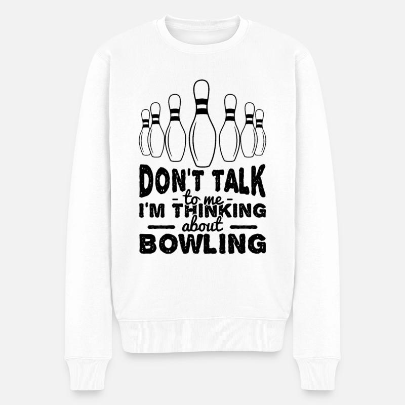 Blague de bowler - Pull Premium bio Homme - blanc