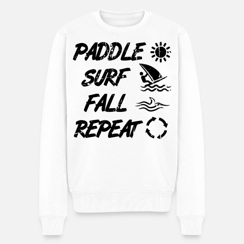 Techniques de planche à voile - Pull Premium bio Homme - blanc