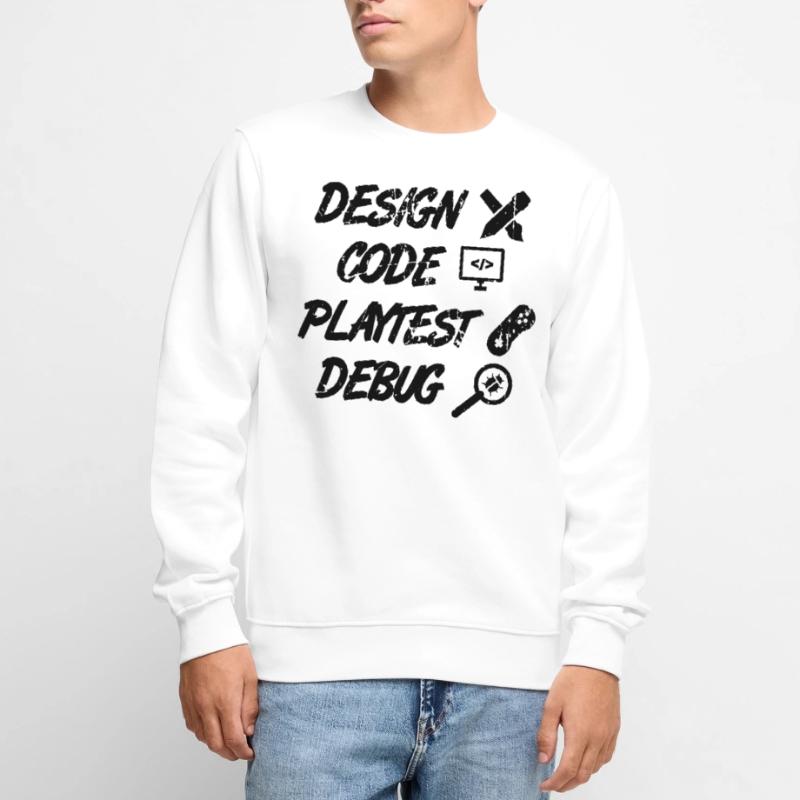 Design Code Playtest Debug Männer Premium Bio Pullover