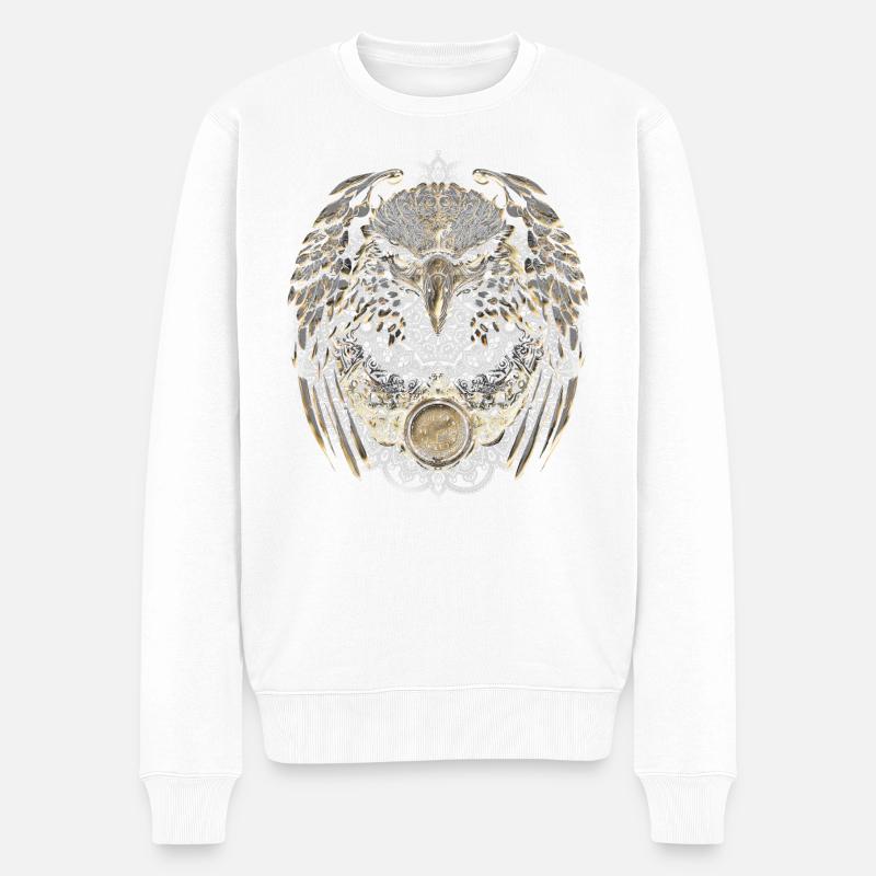 Aigle doré - Pull Premium bio Homme - blanc