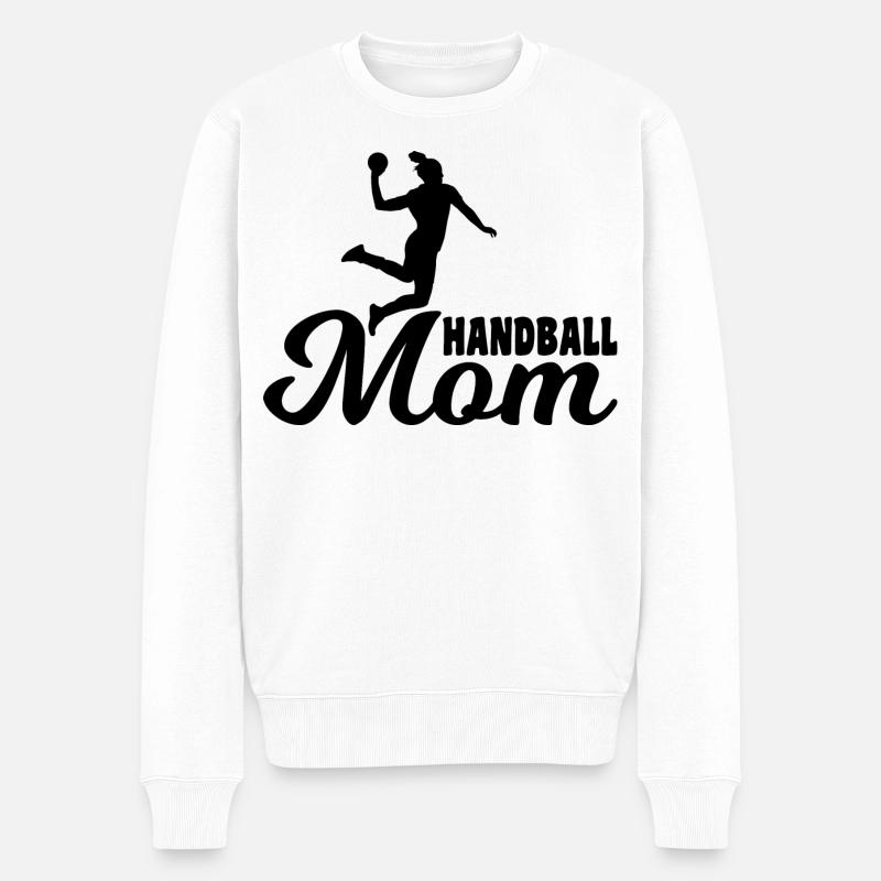 Mère du handball - Pull Premium bio Homme - blanc