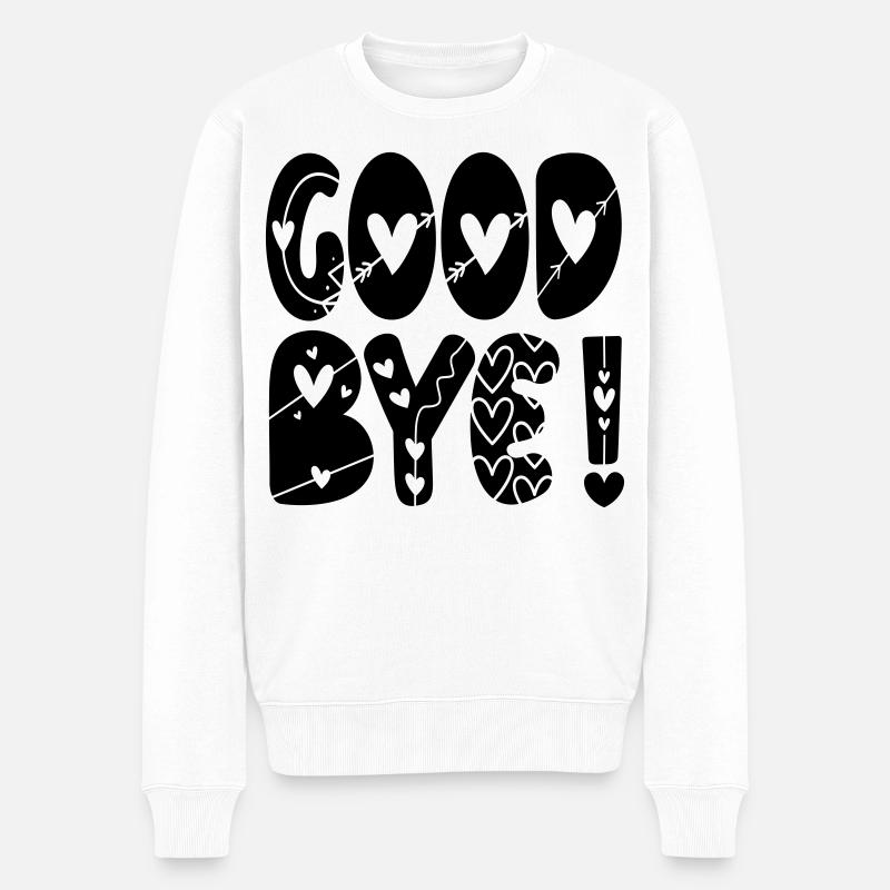 ADIEU ADIEU - Pull Premium bio Homme - blanc