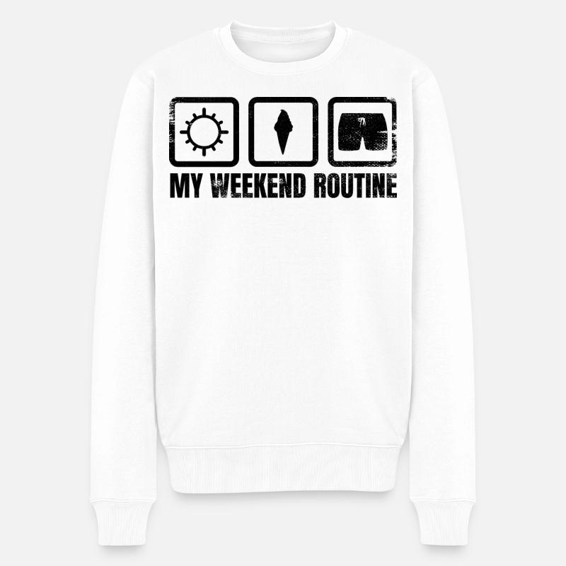 Week-end de crème glacée - Pull Premium bio Homme - blanc