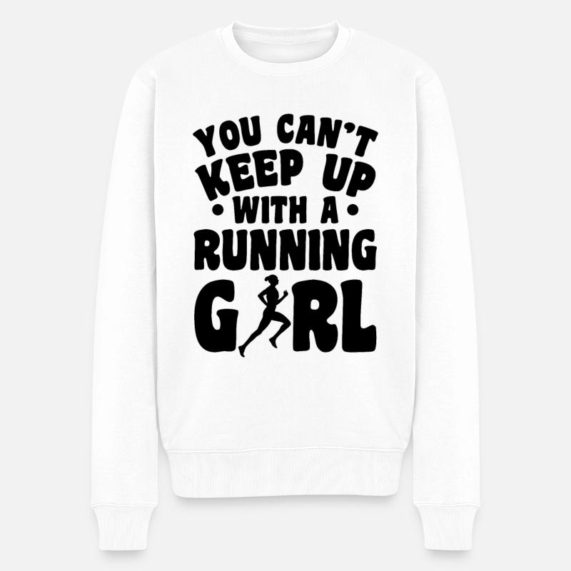 Filles coureuses - Pull Premium bio Homme - blanc