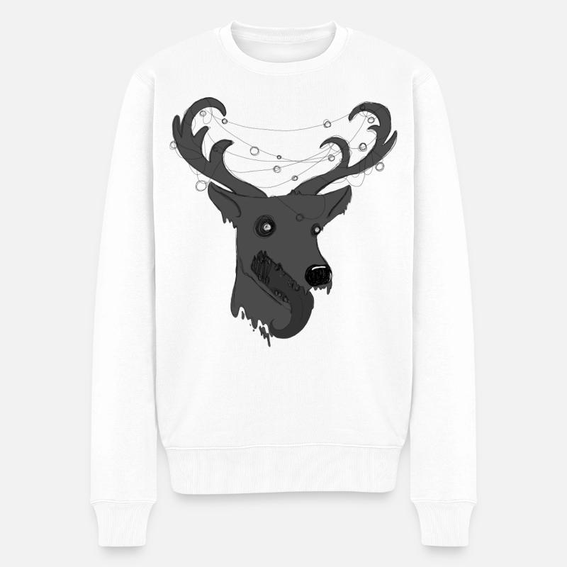 This time of the year...again... - Männer Premium Bio Pullover - Weiß
