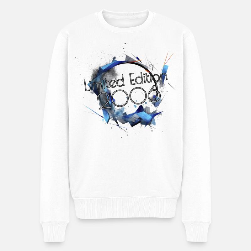 Edition Limitée 2006 Anniversaire Geschnenk - Pull Premium bio Homme - blanc