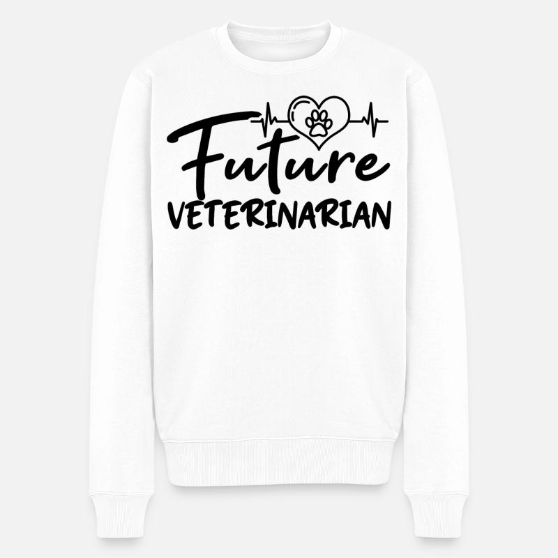 Futur vétérinaire - Pull Premium bio Homme - blanc