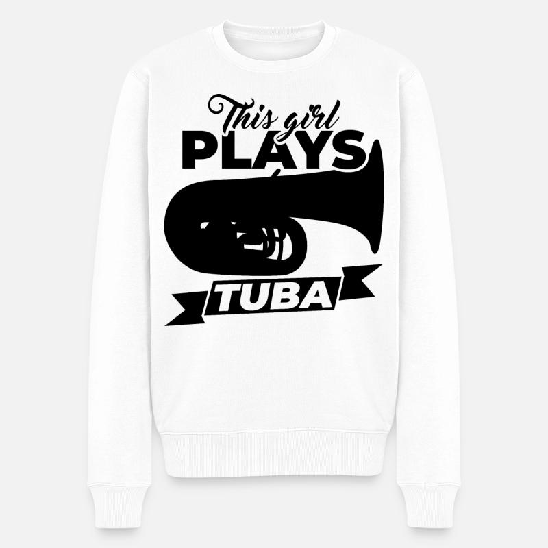 Tubistin - Männer Premium Bio Pullover - Weiß