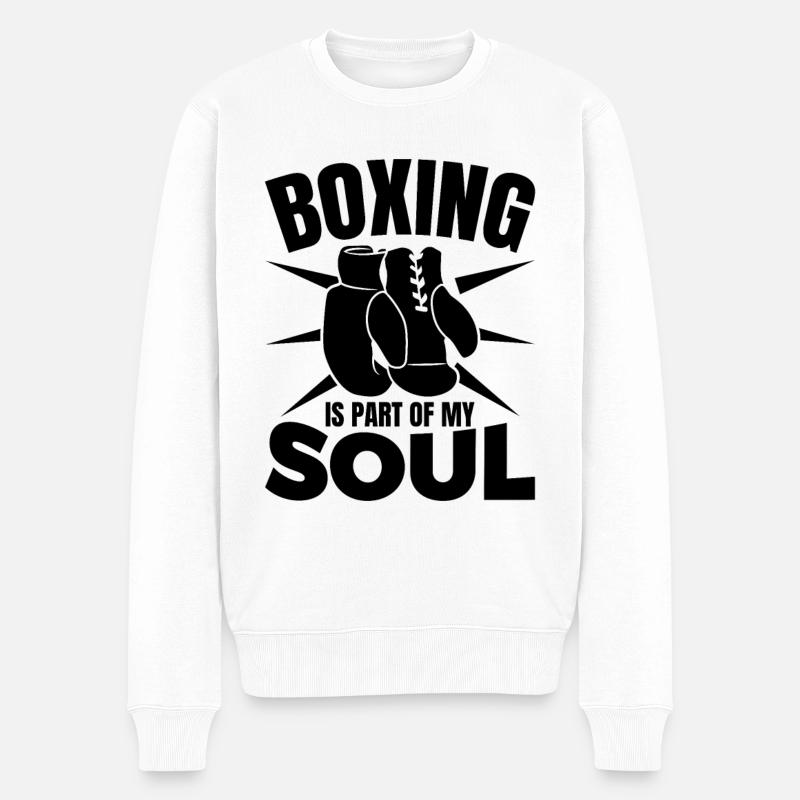 Motivation des boxeurs - Pull Premium bio Homme - blanc