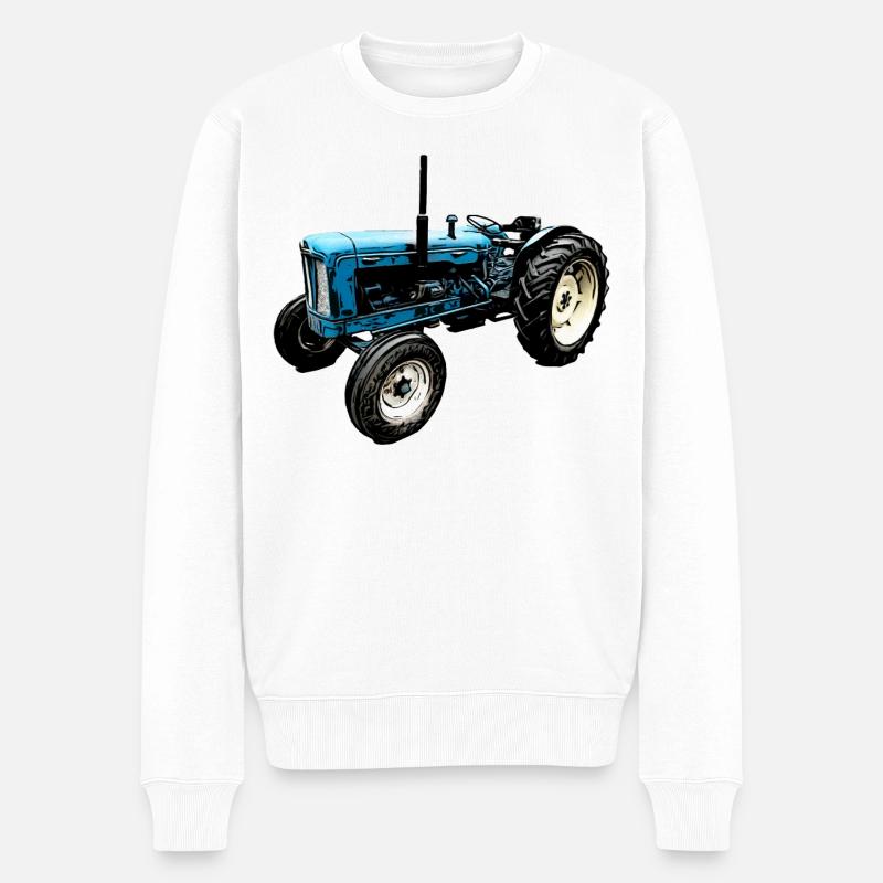 Tracteur Super Major 6 - Pull Premium bio Homme - blanc