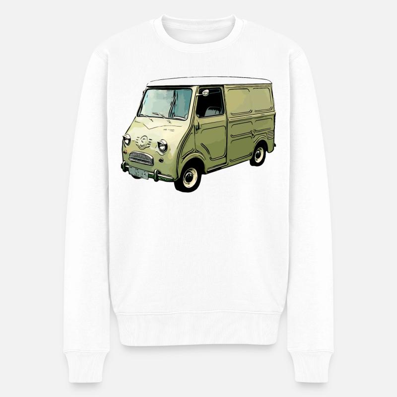 Goggomobil Bus - Männer Premium Bio Pullover - Weiß