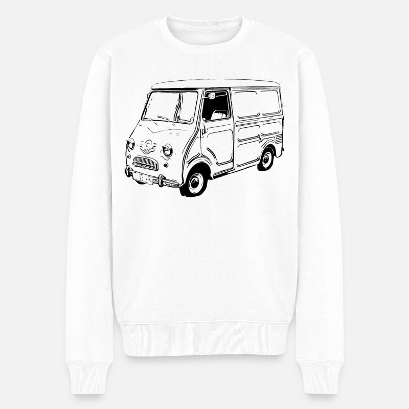 Goggomobil Bus - Männer Premium Bio Pullover - Weiß