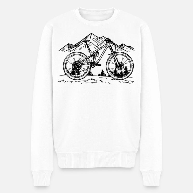 VTT - Pull Premium bio Homme - blanc