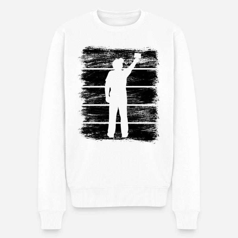 Peintre - Pull Premium bio Homme - blanc