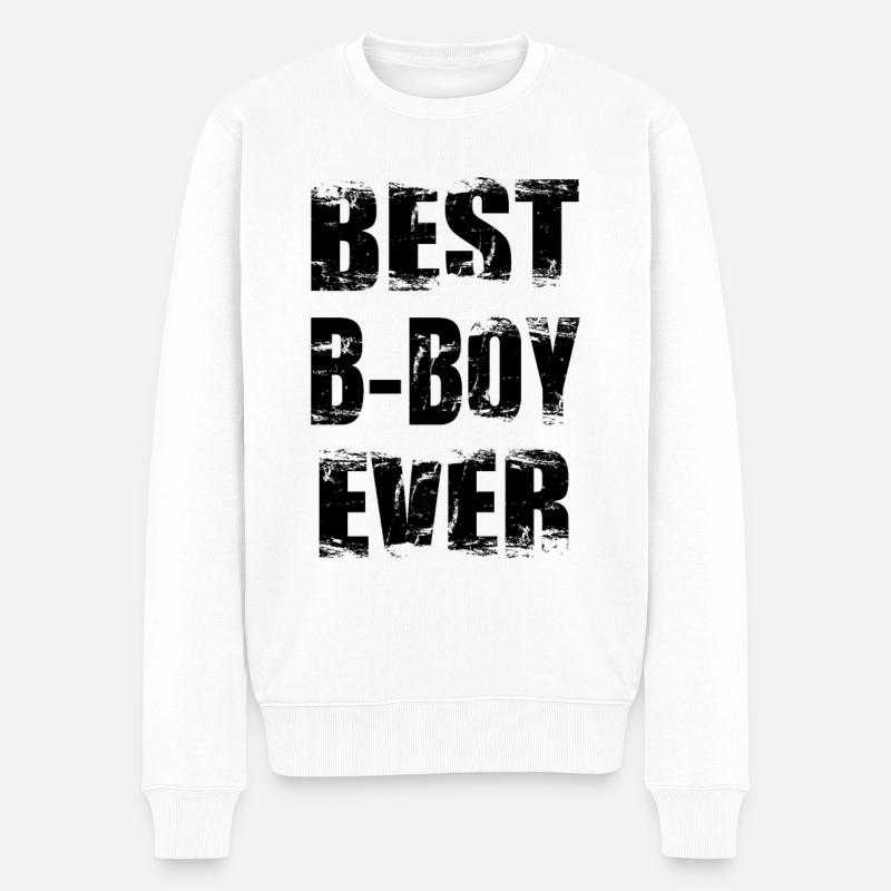 Meilleur Breakdancer - Pull Premium bio Homme - blanc