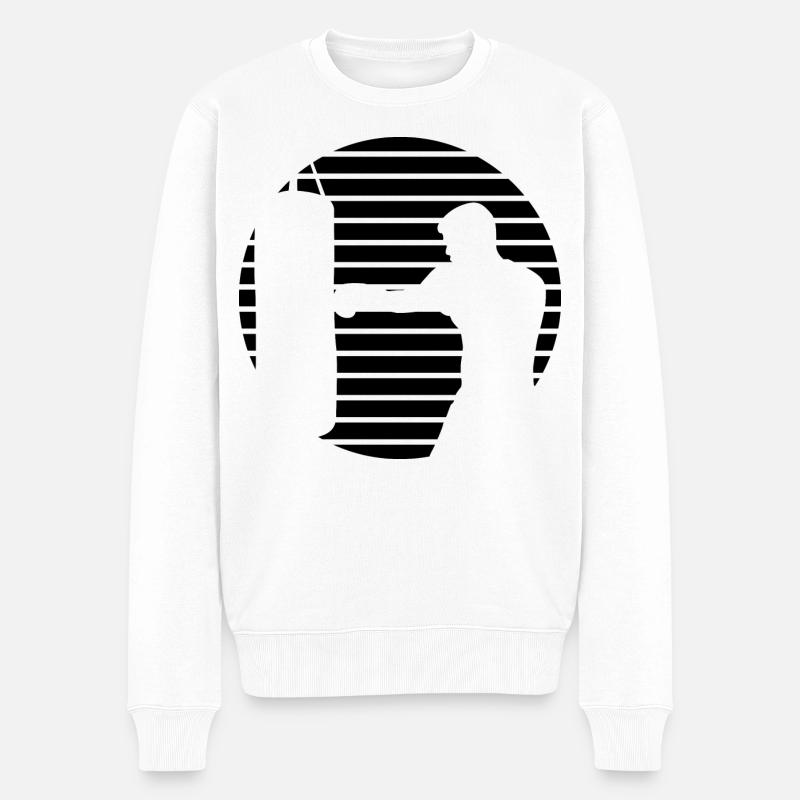 Boxer - Männer Premium Bio Pullover - Weiß