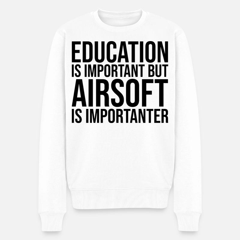 L’airsoft - Pull Premium bio Homme - blanc