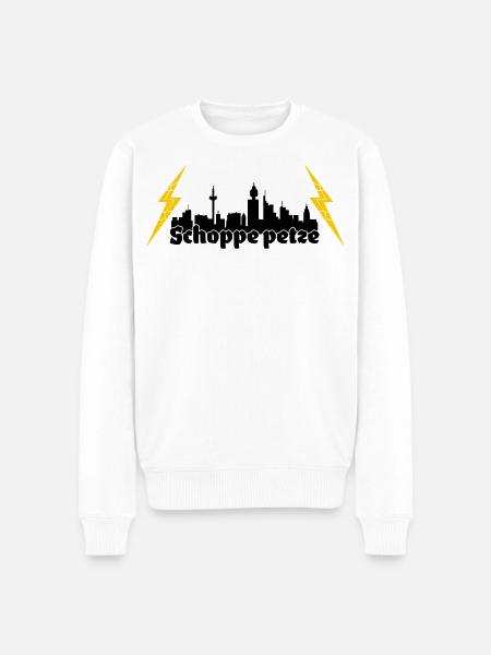 Schoppe petze ffm skyline - Männer Premium Bio Pullover - Weiß