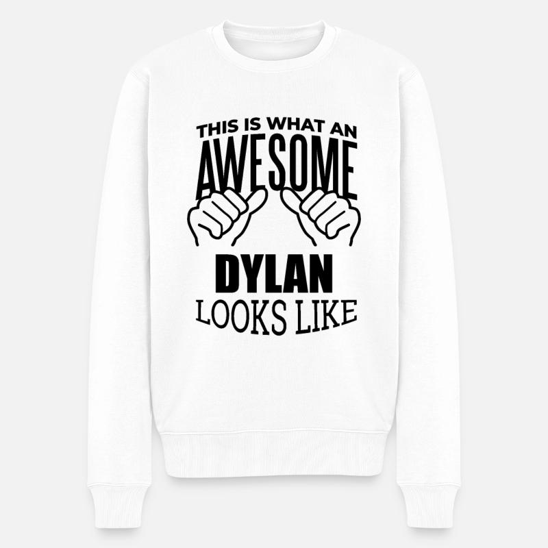 Dylan - Pull Premium bio Homme - blanc