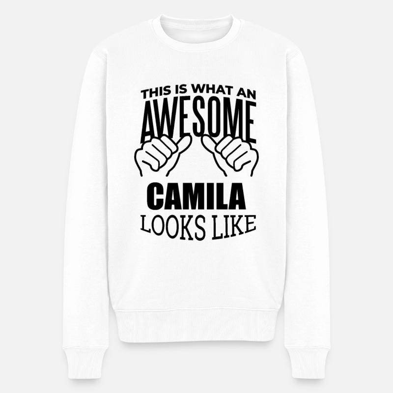 Camila - Pull Premium bio Homme - blanc