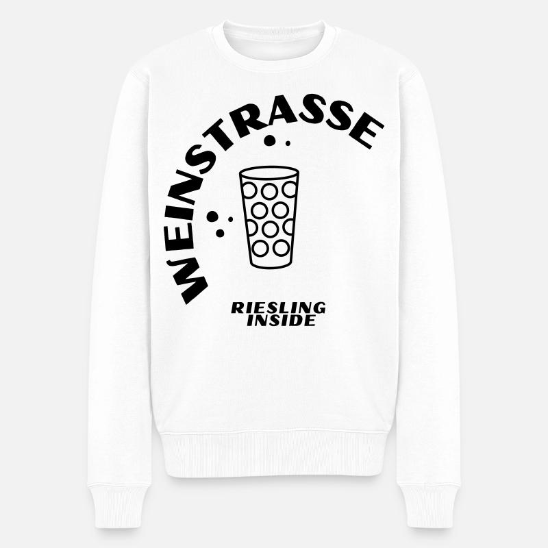 Weinstrasse 24 - Pull Premium bio Homme - blanc