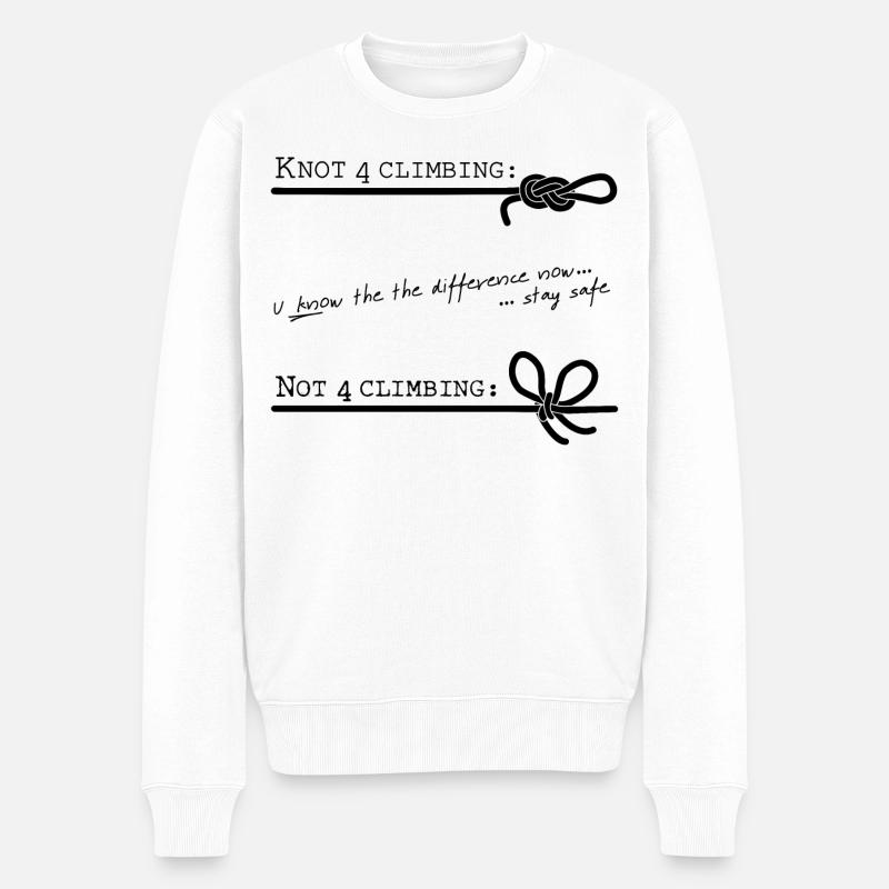 K-not 4 escalade - pureblack - DIGITAL - Pull Premium bio Homme - blanc